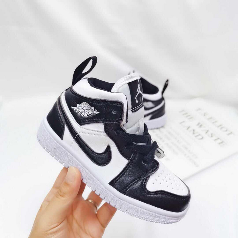 Jordan Air Jordan Air Jordan 1 MID Super Meng Children_s Shoes Official Limited Collars AJ1 help small sneakers code 24 --- 35-f45cc747